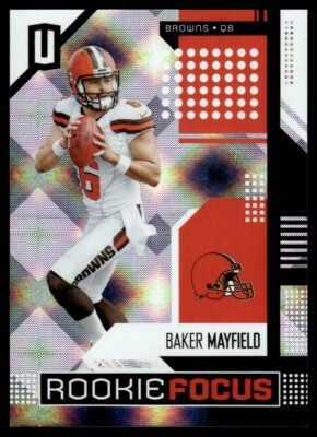 BAKER MAYFIELD 2018 PANINI UNPARALLELED ROOKIE FOCUS #RF-BM