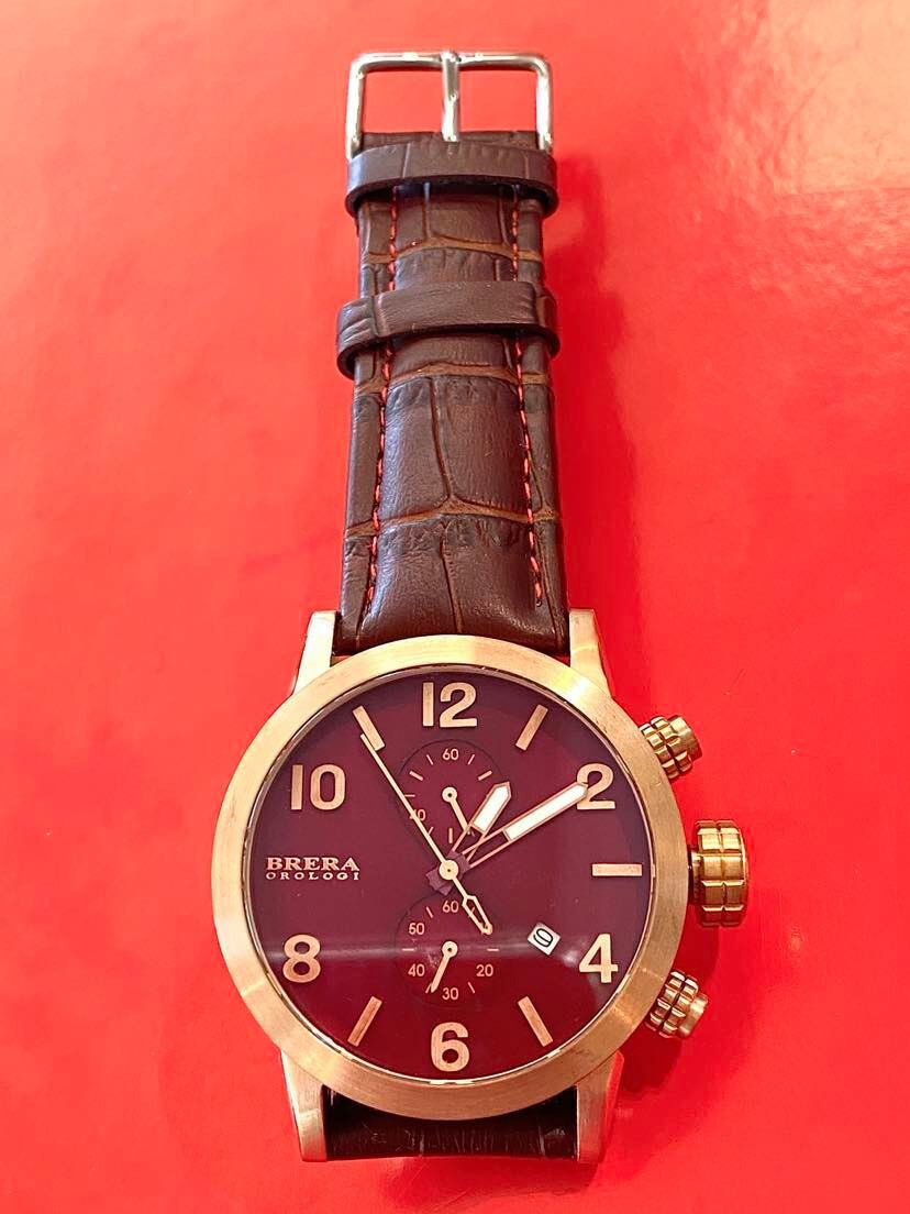 BRERA OROLOGI 腕時計 Amazon.com: Brera Orologi: Militare in Yellow Gold IP and