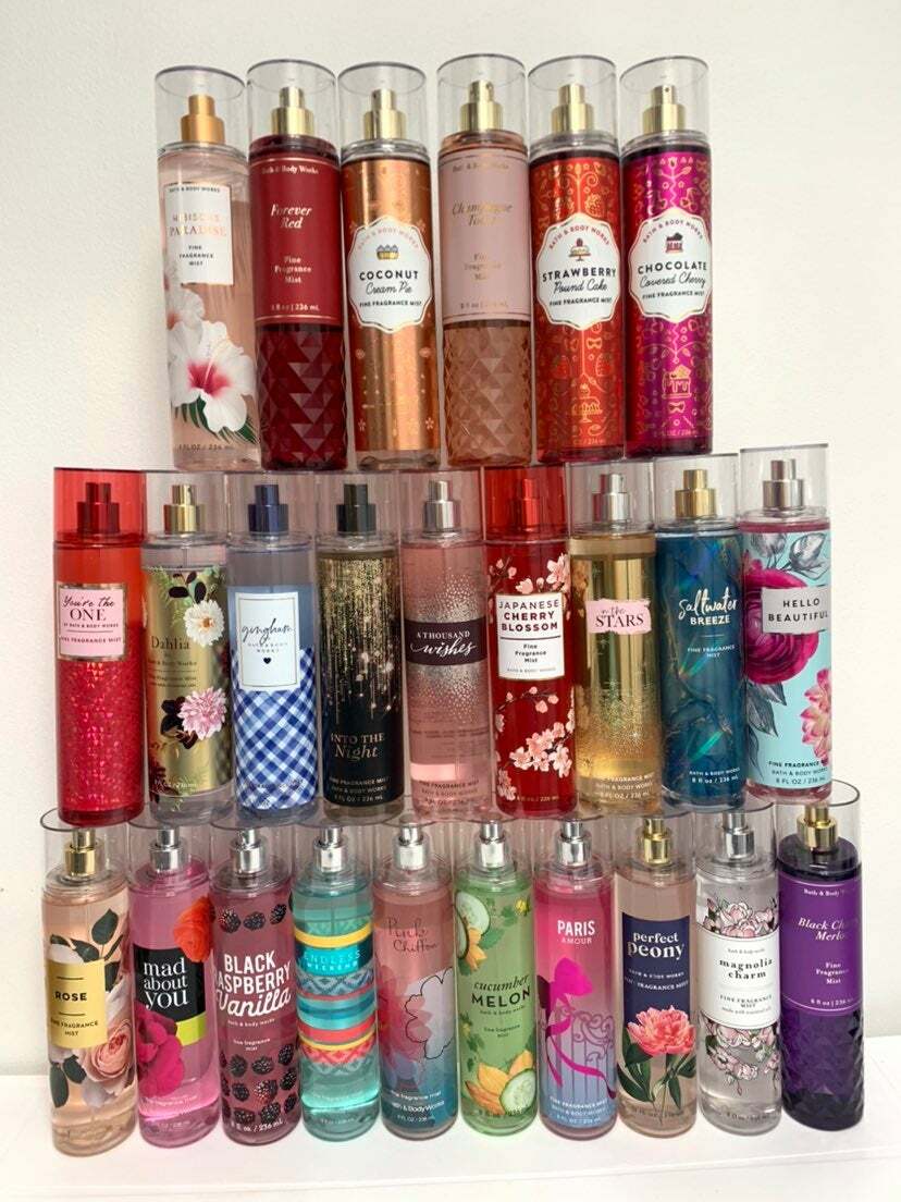 Bath & Body Works Fine Fragrance Body Mist Spray 8 fl oz