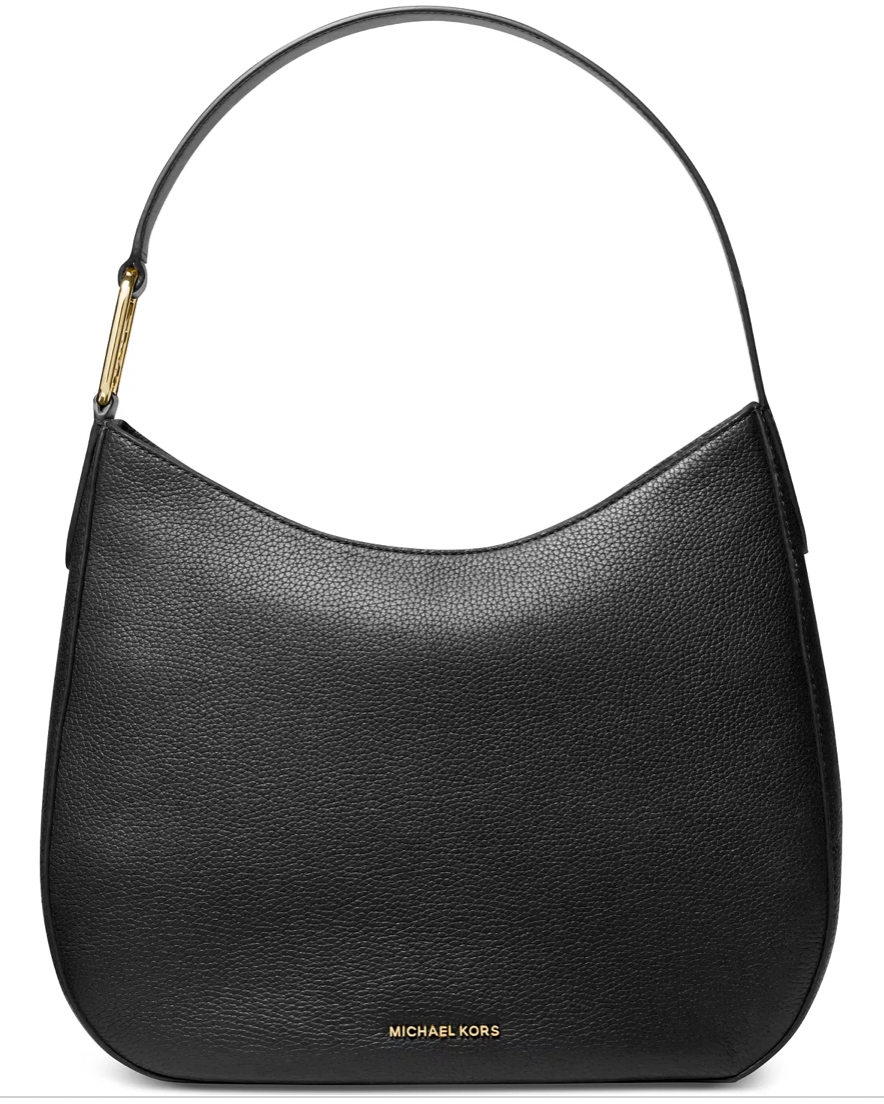 トートバッグ Michael By Michael Kors Black Leather Large Kensington Shopp MICHAEL Michael Kors Kensington Large Shoulder Tote | Zappos.com
