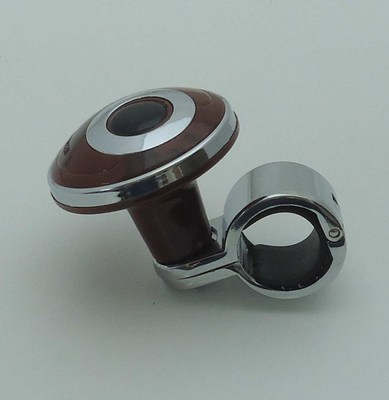 Wood Color Steering Wheel Knob Auxliary Spinner Knob/Handle Boost Aid 