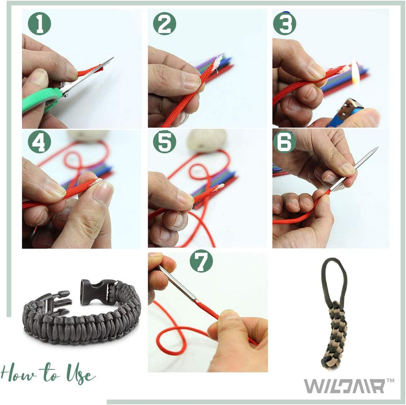 12 Pack Marlin Spike with Lacing Needles/Fids for Paracord or Leather Work Parac