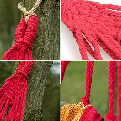 Colorful Multifunctional Hammock Cotton Fabric Canvas Travel Hammocks 440lbs