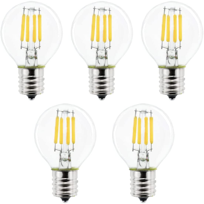 S11 LED Light Bulb,4W Equal to 40W E17 Intermediate Base Min
