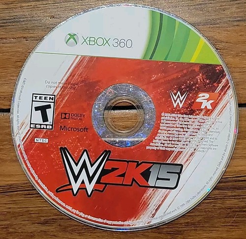 W 2K15 (Microsoft Xbox 360, 2015) **DISC ONLY** WWE WF W2K