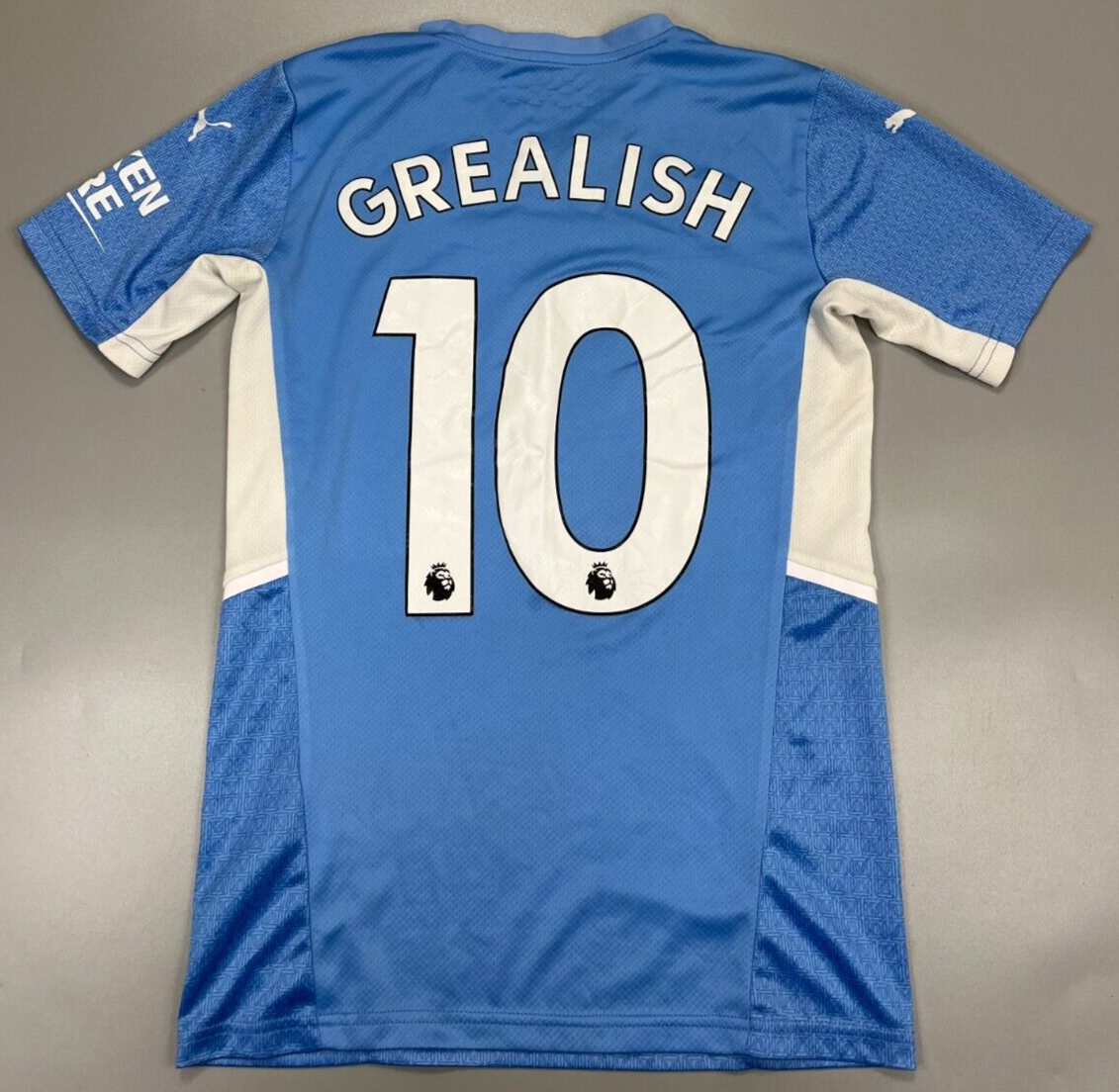 Manchester City No.10 Grealish ユニフォーム Grealish #10 Manchester City 2021/22 Medium Away Excellent