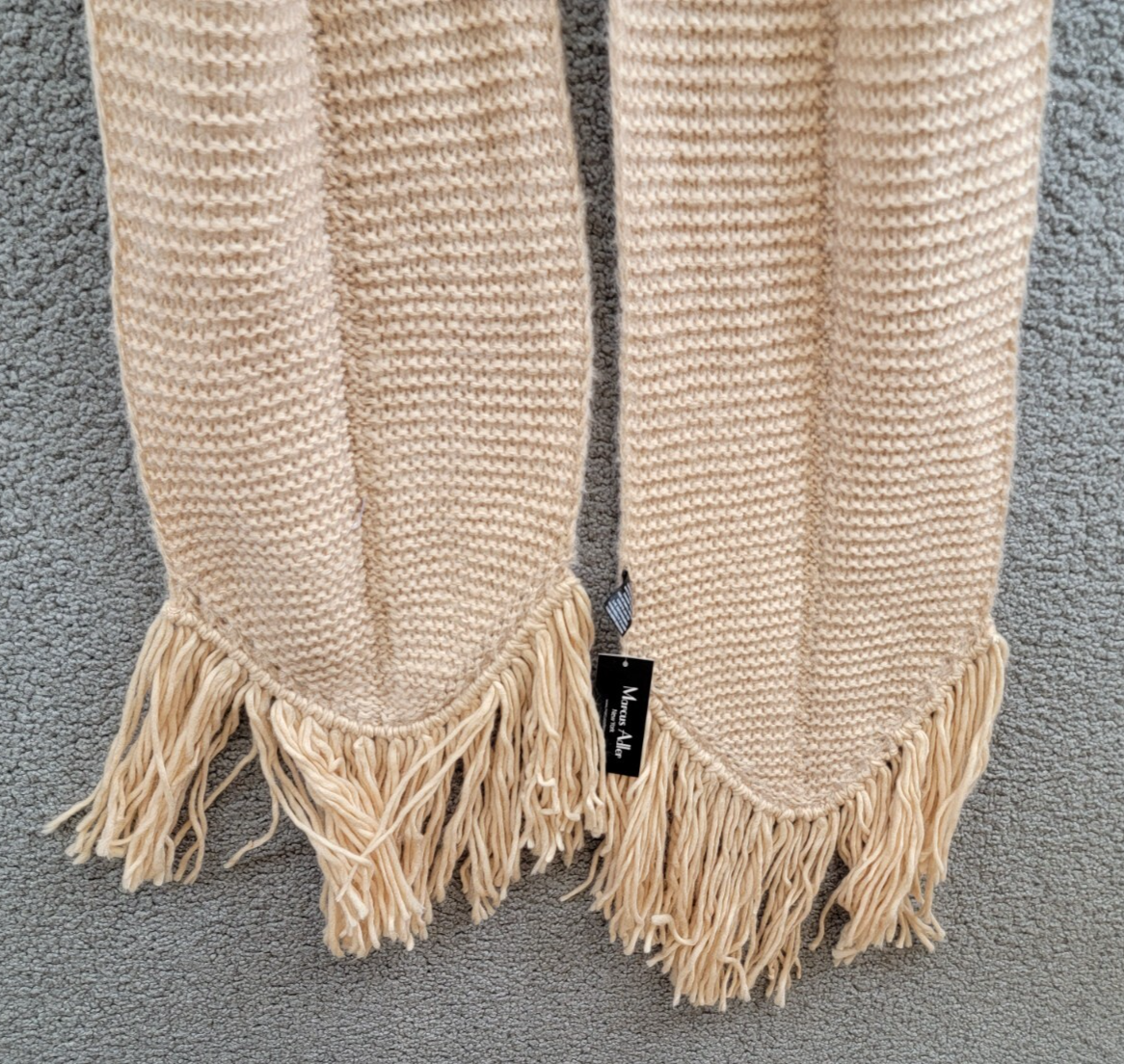 Marcus Adler Ultra Soft Fringe-Trim Winter Scarf Women's One Size Blush - Picture 11 of 13
