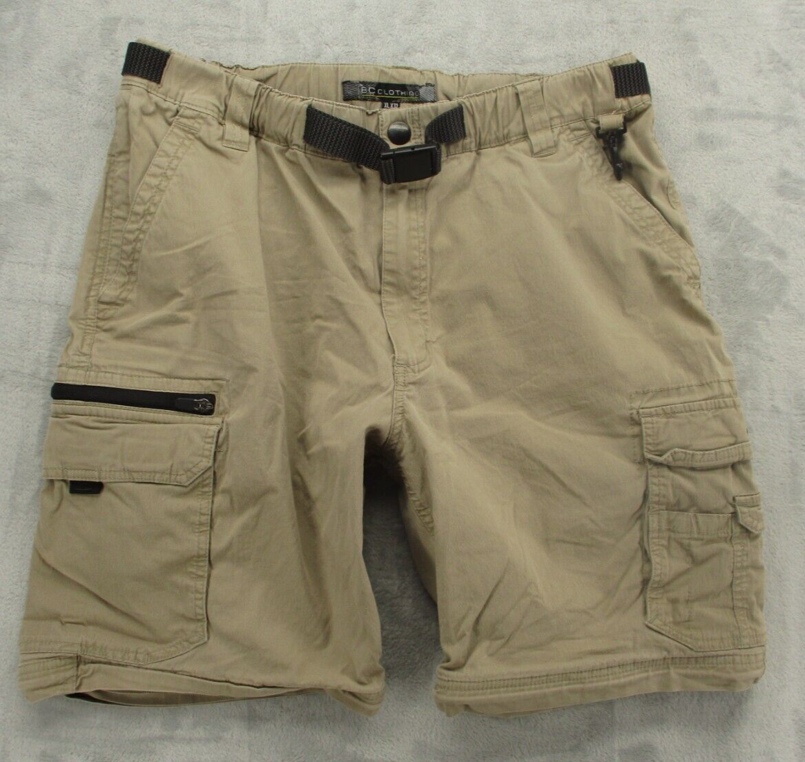 【INCHANT ME】Nylon Cargo Bermuda Pants unisex] Cargo banding Bermuda wide pants (3C) - INCHANT ME