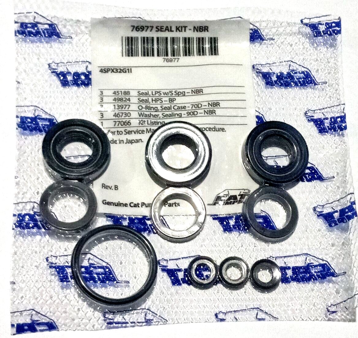 Cat Pumps 76977 OEM Seal kit 4SPX Pumps 4SPX32G1I | eBay Cat Pumps 76977 OEM Seal kit 4SPX Pumps 4SPX32G1I | eBay