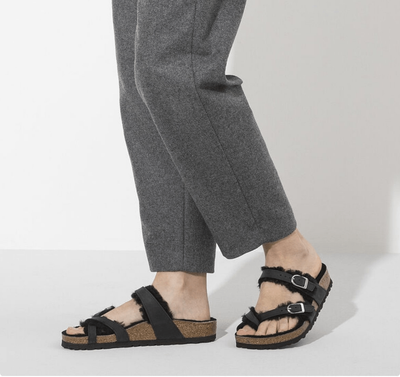 Birkenstock mayari black leather deals