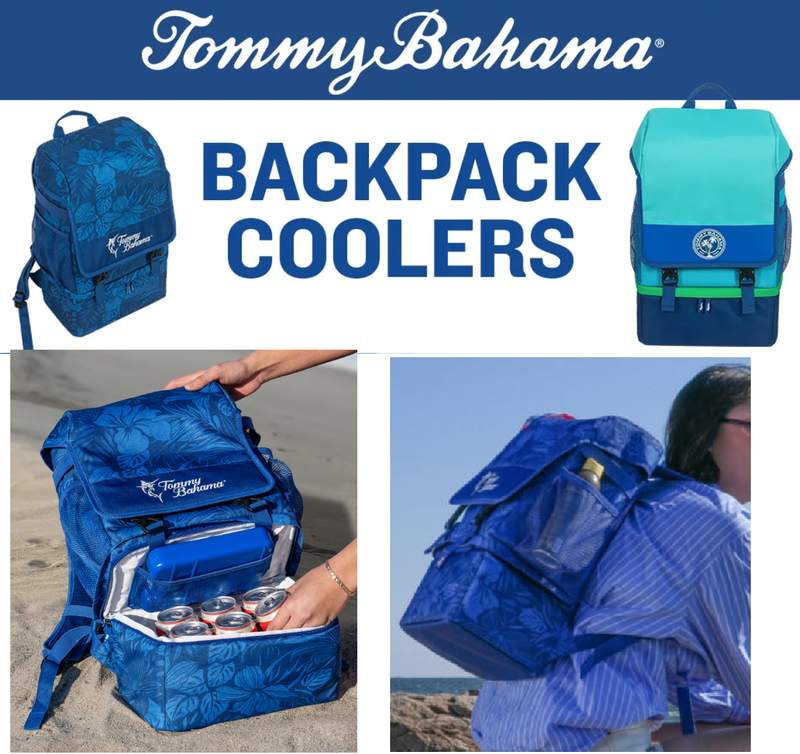 Tommy Bahama Backpack Cooler 2 Color Options