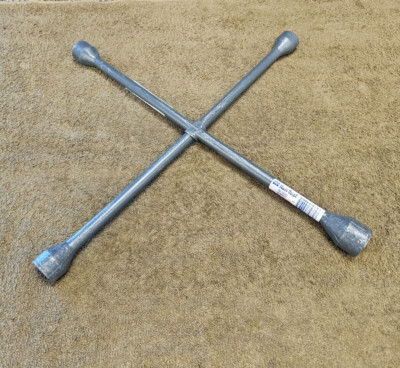 Ken Tool 4-Way Star Lug Nut Tire Wheel Wrench Tool 35662 3/4'' 13/16 7/8 17mm 18''