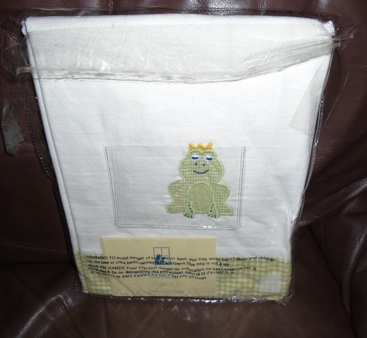 NEW 2 POTTERY BARN KIDS Alphabet Soup Gingham Valance Animal Zoo 18