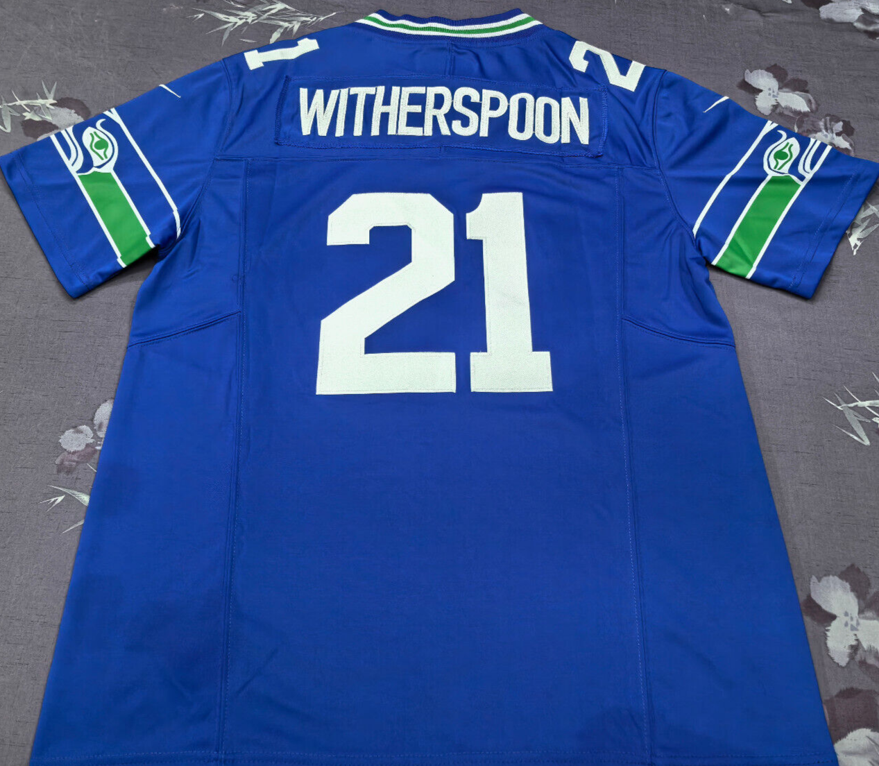 Devon Witherspoon #21 Seahawks FUSE Royal Sewn Stitched Jersey. | eBay