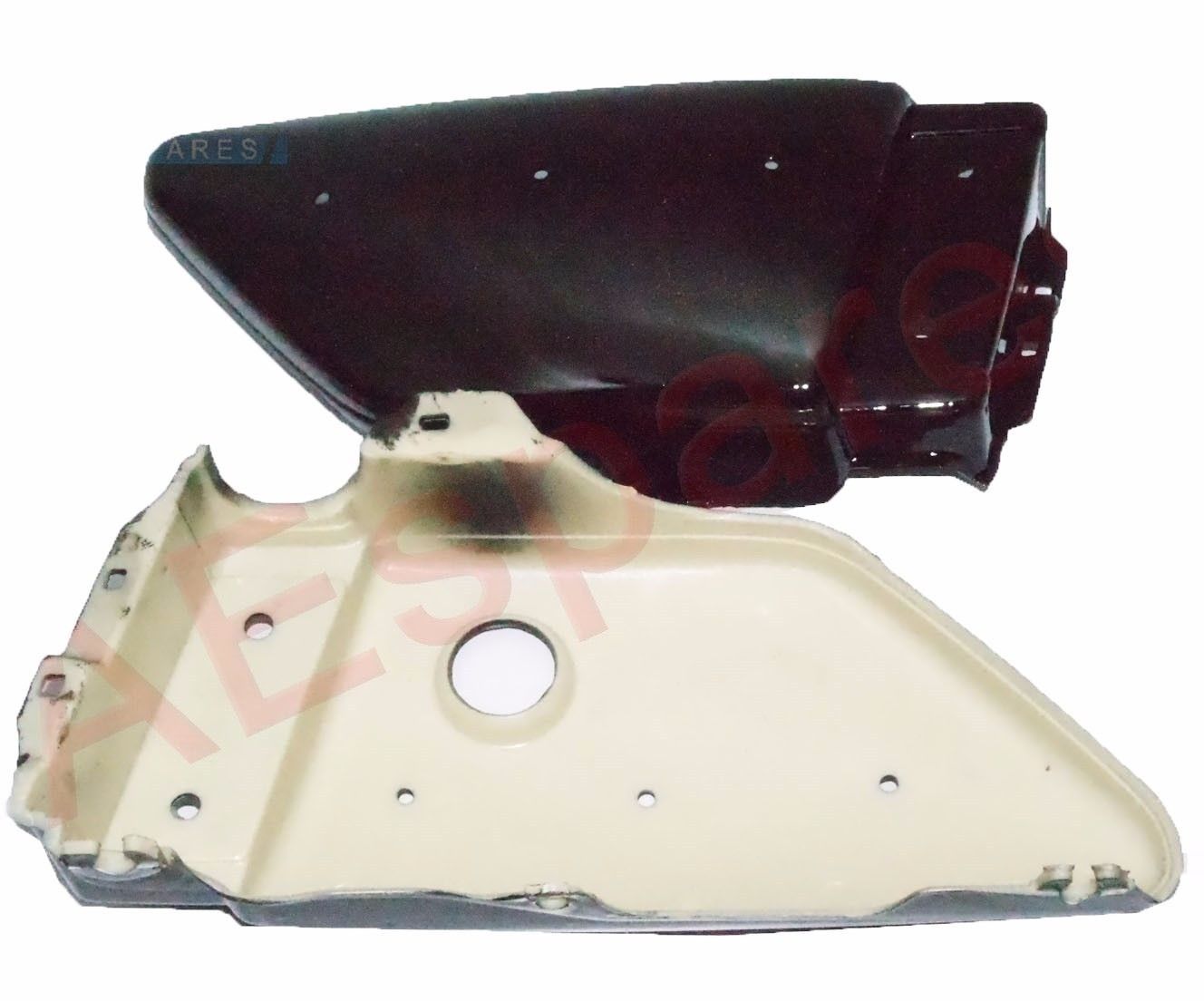 Yamaha RX135 Side Panel Set Black Plastic Made For Yamaha RX 135 cc Bikes  