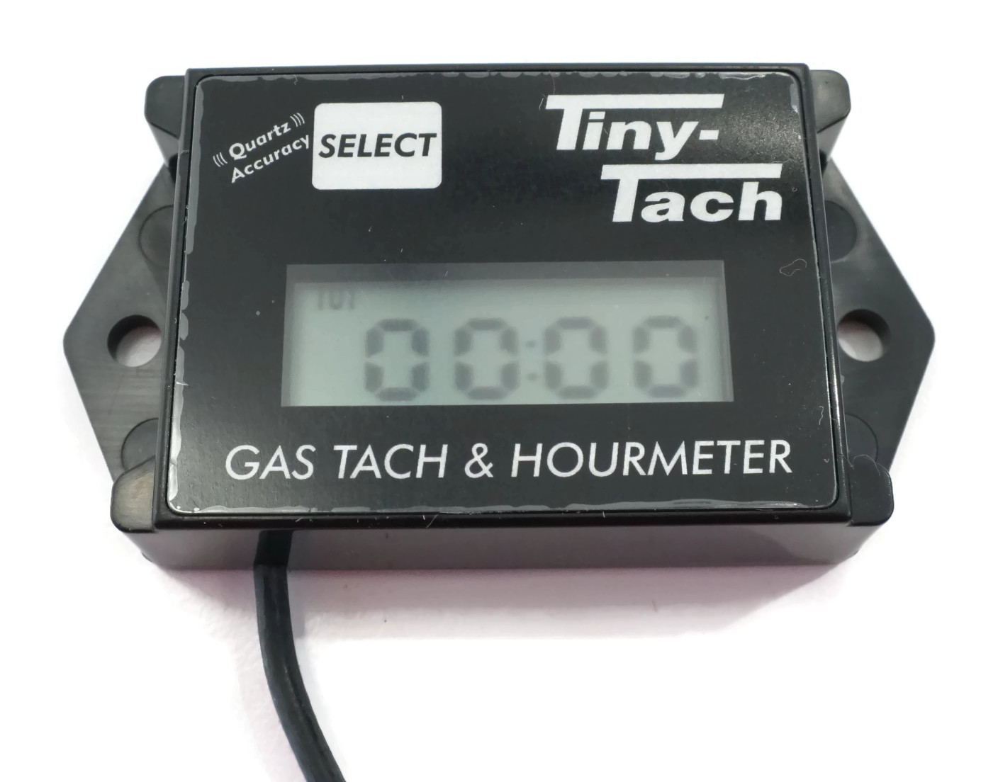 (2) Tiny Tach TT2AM Digital Hour Meter / Tachometers Adjust Resettable