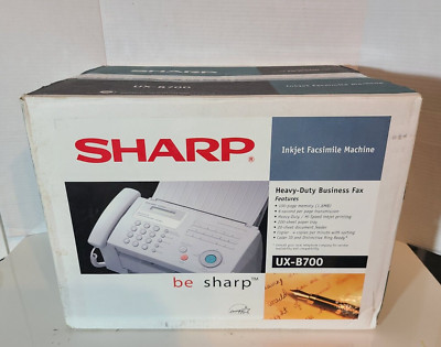 Sharp UX-B700 Heavy-Duty Business Fax Machine. New.