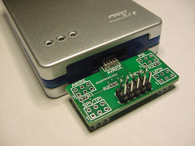 Microchip ATMEL AVR ICE Basic debugger conversion PCB kit (2mm to 0.100 header)