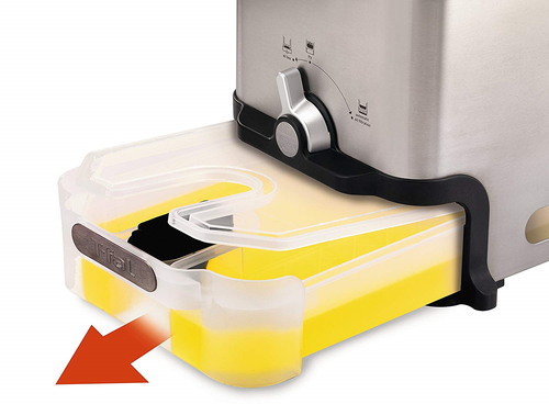 T-Fal FR8000 Deep Fryer with Basket, Oil Fryer with Oil Filtration, Easy to 2.6