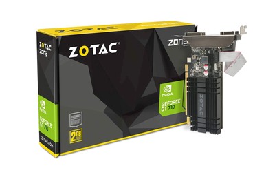 GeForce GT 710 2GB DDR3 PCI-E2.0 DL-DVI VGA HDMI Passive Cooled Single Slot L...