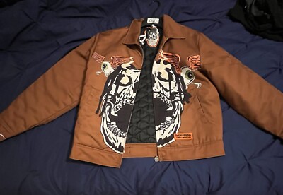 Travis Scott Headgear Classic Brand X Astro World Brown Work Jacket Size M