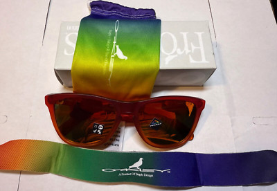 Oakley ROYGBIV Jeff Staple Frogs Red Orange Fade Prizm Ruby  SOLD OUT 9013-J6