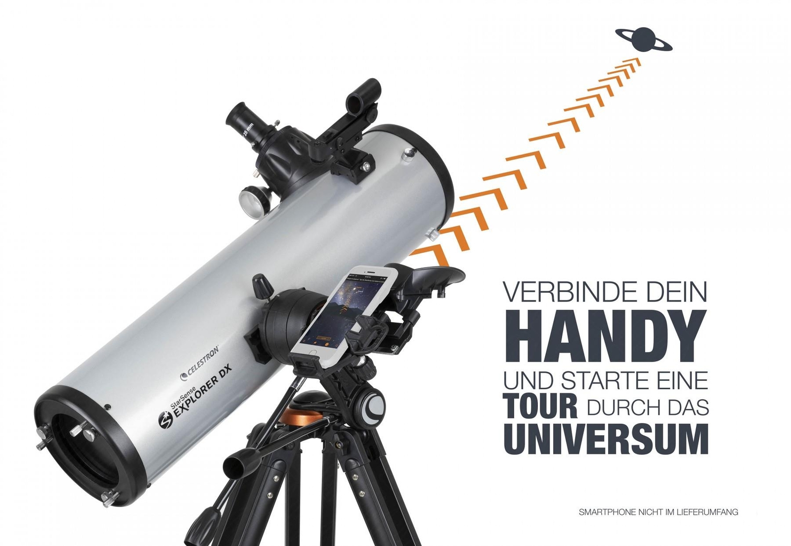 CELESTRON StarSense Explorer DX130AZ Smartphone App-Enabled Telescope 130/660mm