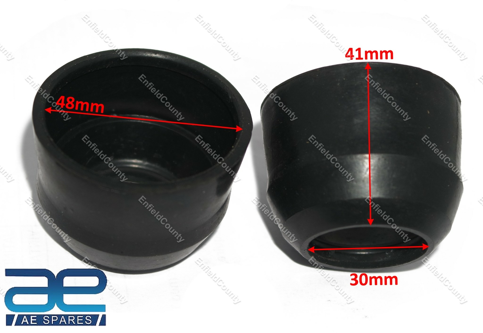For YAMAHA RX100 RX 100 Fork Dust Seal Rubber Black Pair 