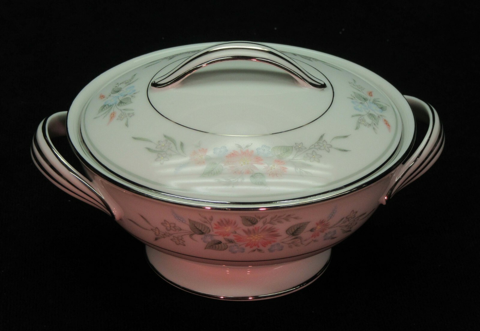 Vtg. Noritake ROMANCE pattern SUGAR BOWL & LID Made in Japan
