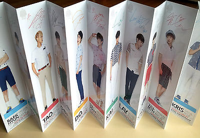 Exo IVY CLUB Folded poster 2014 Summer - Sehun Luhan Baekhyun.. (Double sided)