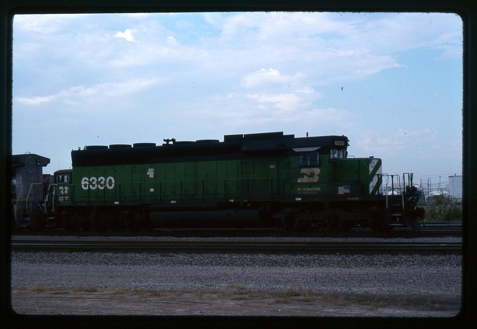 ■ バーリントン Railroad Slide - Burlington Northern #6330 Locomotive 1997
