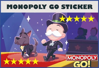 Monopoly Go       Five Stars Sticker All Album Collections - Fast Delivery