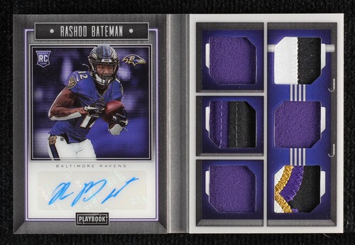 2021 Panini Playbook Rashod Bateman #RL-RBA