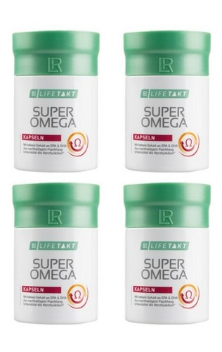 LR Super Omega 3 Kapseln 4er Set 397g/240 Kapseln EPA+DHA f.die Herzgesundheit 1