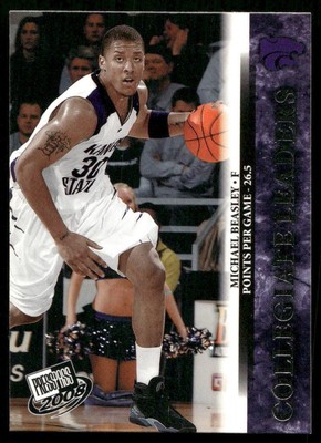 2008 Press Pass #36 Michael Beasley Kansas State Wildcats