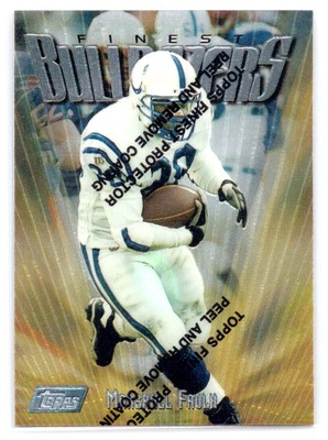 1997 Finest #123 Marshall Faulk Embossed