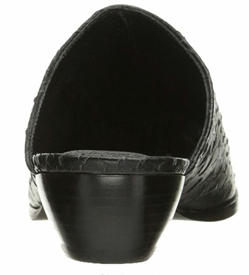 Matisse Women's Clover Black Leather Mule Shoes