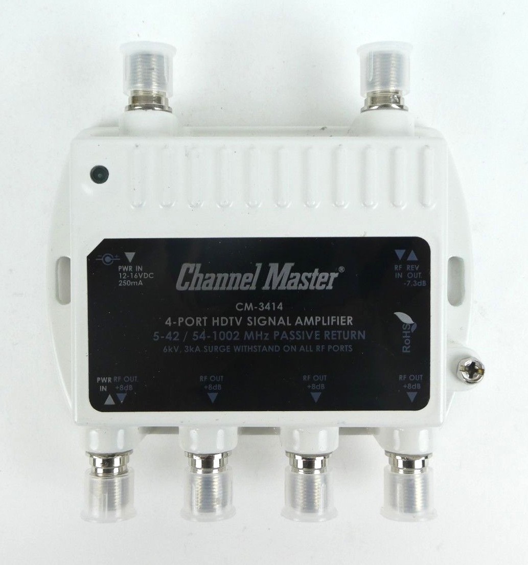 Channel Master 4 Port HDTV Signal Amplifier