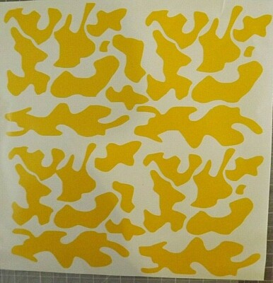 VINYL HIGH HEAT STENCIL - LARGE CAMO KIT Complete Pistol / Rifle Kit- (3 pieces)