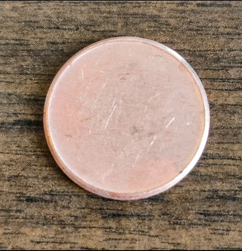 Blank Lincoln Penny Cent Planchet From Armored Car Wreck See Description Details