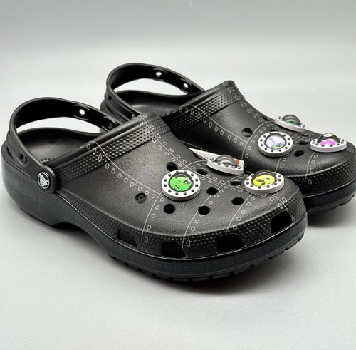 Classic Crocs x Ron English Clog Area 54 Black Alien Men's Size 13