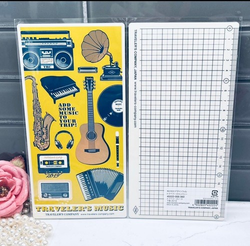 Traveler's Company for Traveler’s Notebook Music  Lover 2019 Plastic Sheet