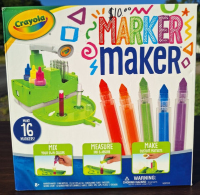 Crayola DIY Marker Maker Make 16 Markers Non Toxic 8+