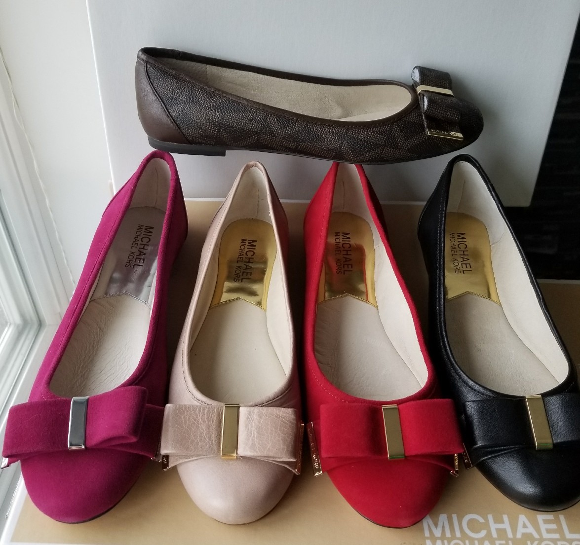 michael kors kiera ballet flats