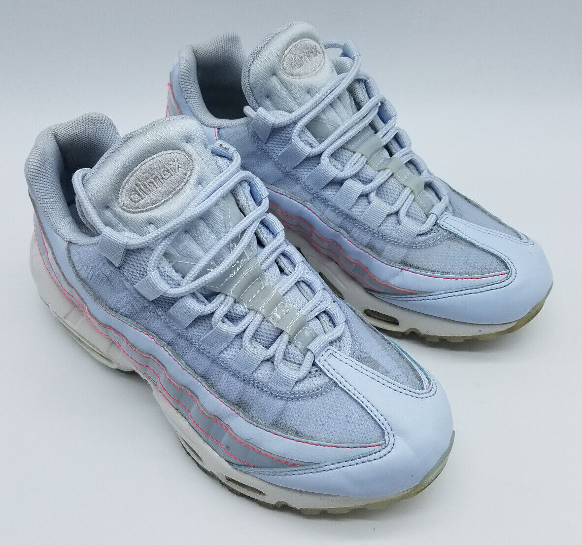 最終Sale 残少! NIKE AIR MAX 95 W SE Half Blue Summit White Nike Air Max 95 SE Women's Size 7.5 Sneakers Half Blue