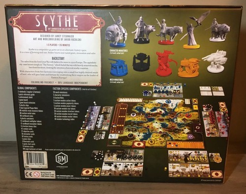 Scythe Art Connoisseur #2646/3430 Opened Unplayed, Extra Promos