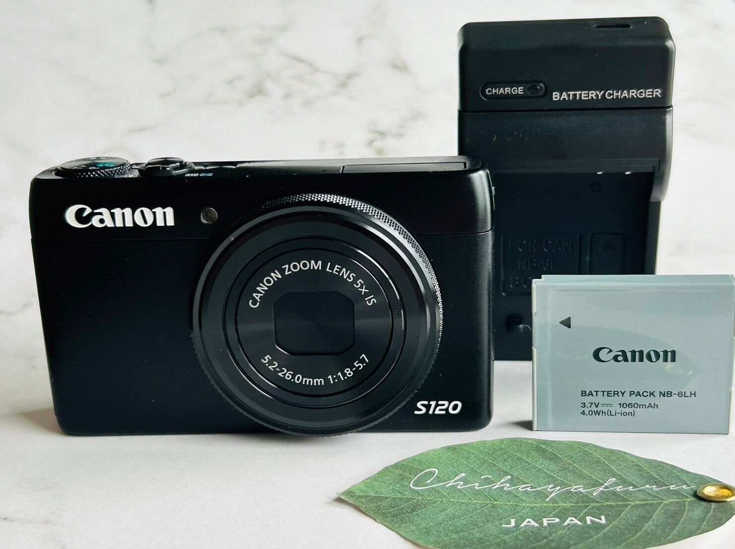 Canon PowerShot S120 Point-and-Shoot Camera - Black, F/1.8 Canon PowerShot S120 Point-and-Shoot Camera - Black, F/1.8
