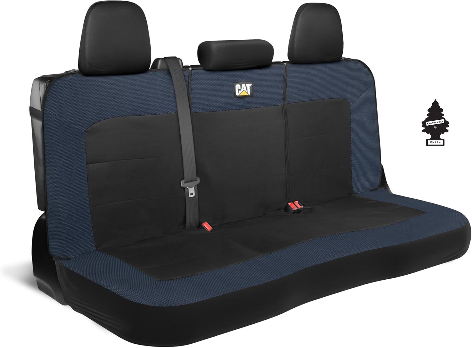 For KIA Caterpillar Car Truck Black Blue Mesh Rear Bench Cover Bundle Set