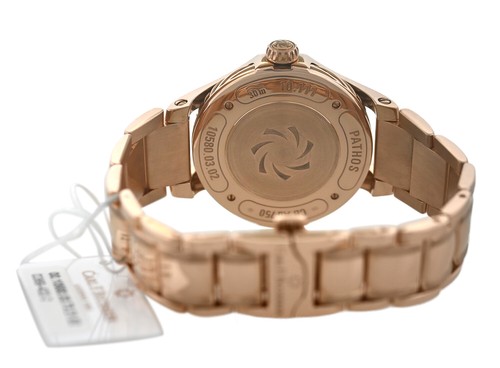 Pre-owned Carl F Bucherer Carl F. Bucherer Pathos Diva 00.10580.03.73.21.02 Diamonds 18k Gold 34mm Watch