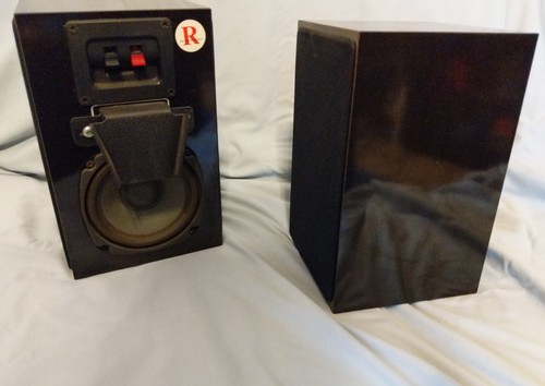 Vintage NHT HDP-1 Stereo Surround Sound Dipole Speakers w Piano Finish